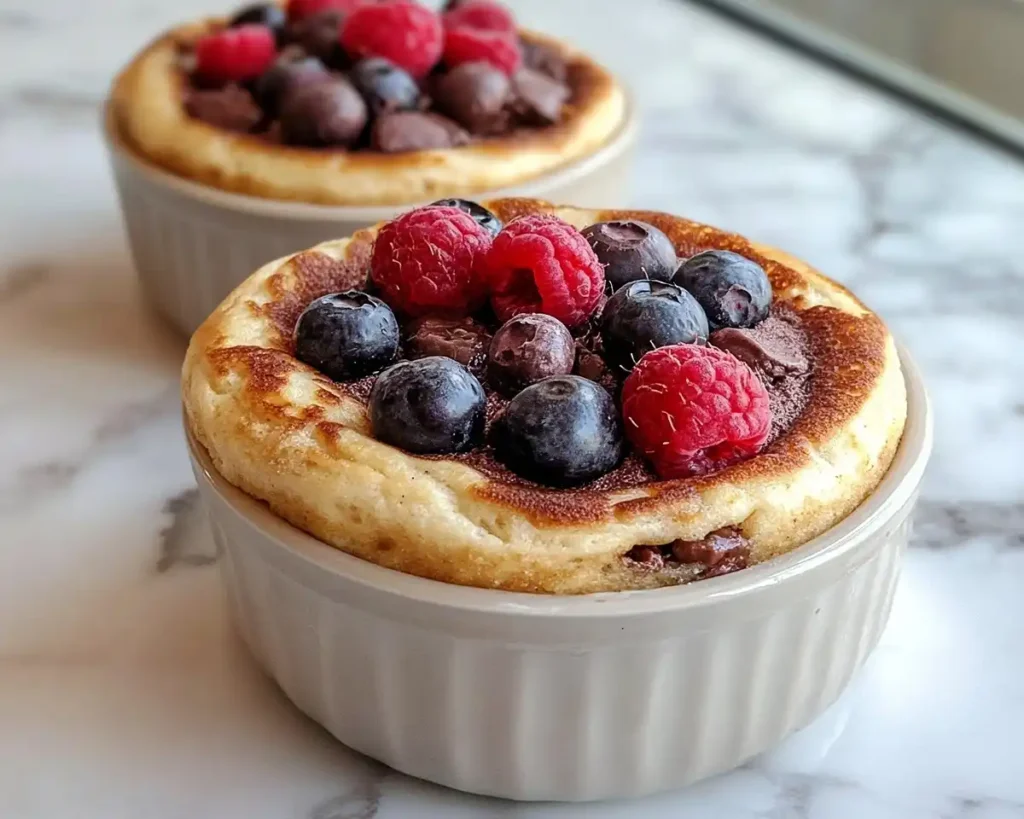 Baked Protein Pancake Bowls