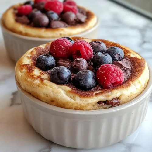 Baked Protein Pancake Bowls 2 Baked Protein Pancake Bowls