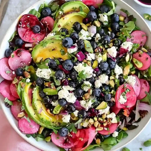 Blueberry Pistachio Spring Salad