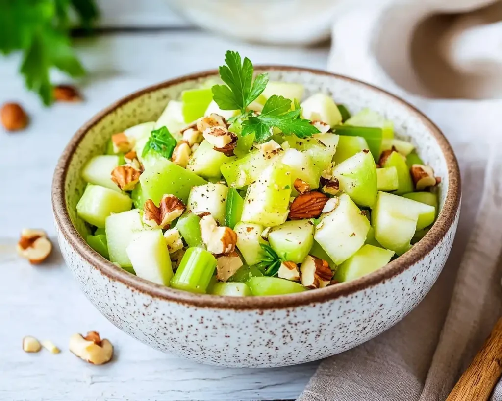 Celery Apple Walnut Salad