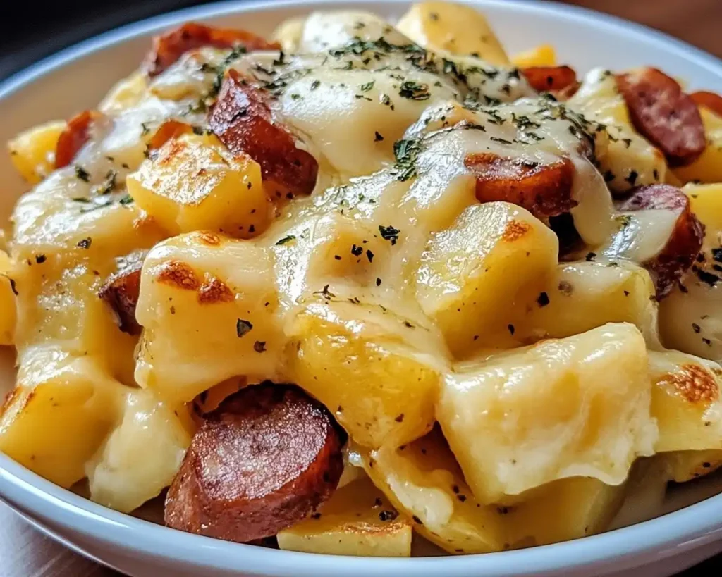 Cheesy Ranch Potato Bake with Sausage