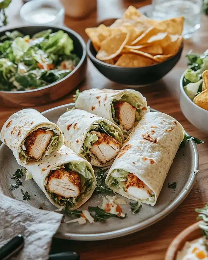 Chicken Caesar Wraps recipe