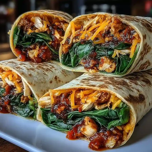 Chili Chicken Wraps 2 Chili Chicken Wraps