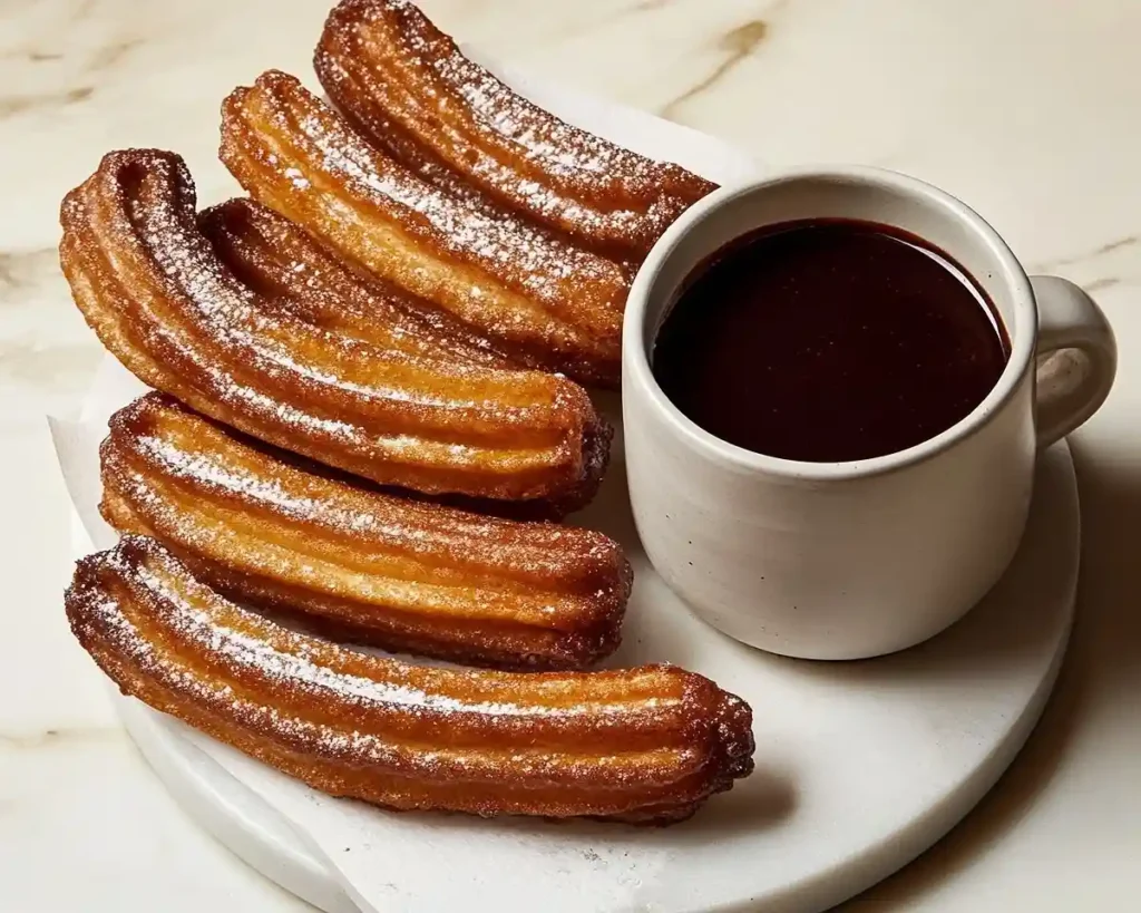 Churros with Chocolate Ganache