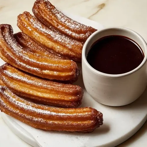 Churros with Chocolate Ganache