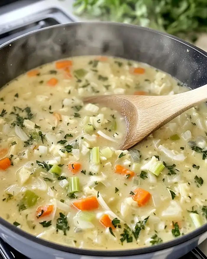 Spring Lemon Chicken Orzo Soup Recipe 4 Cooking the Spring Lemon Chicken Orzo Soup Recipe