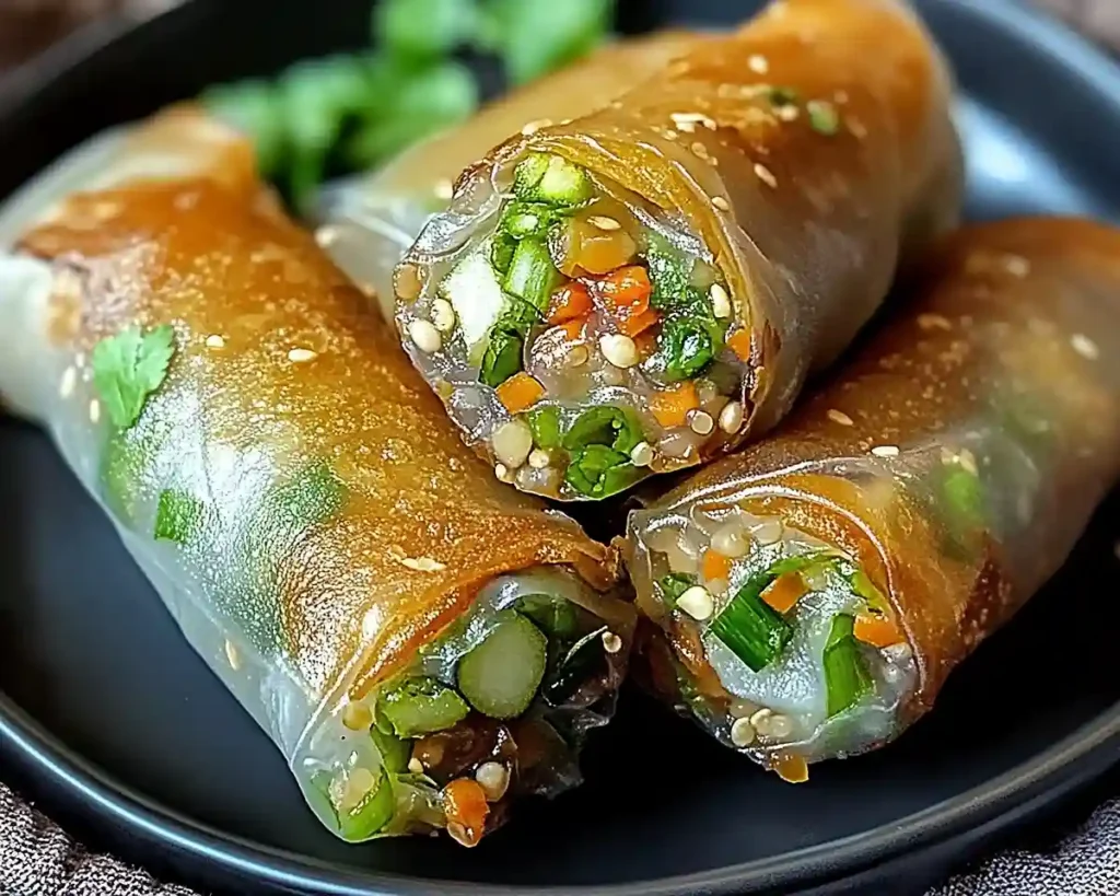 Crispy Rice Paper Spring Rolls Recipe