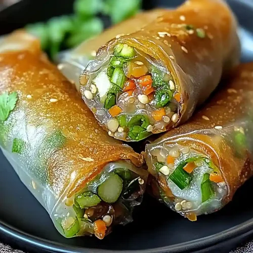Crispy Rice Paper Spring Rolls Recipe