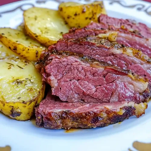 Crispy Slow Cooker Corned Beef