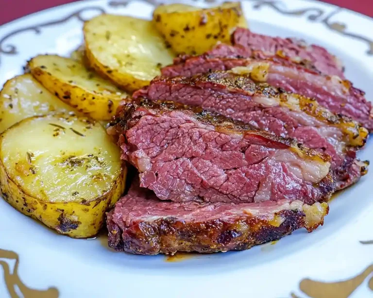 Crispy Slow Cooker Corned Beef