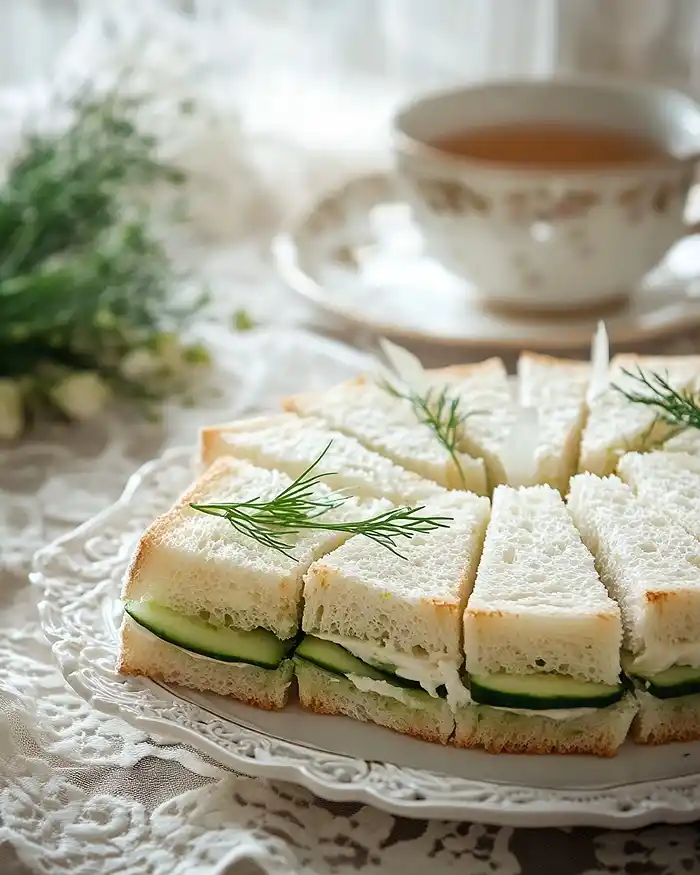 Tea Party Cucumber Sandwiches Recipe 6 Cucumber Sandwiches Recipe