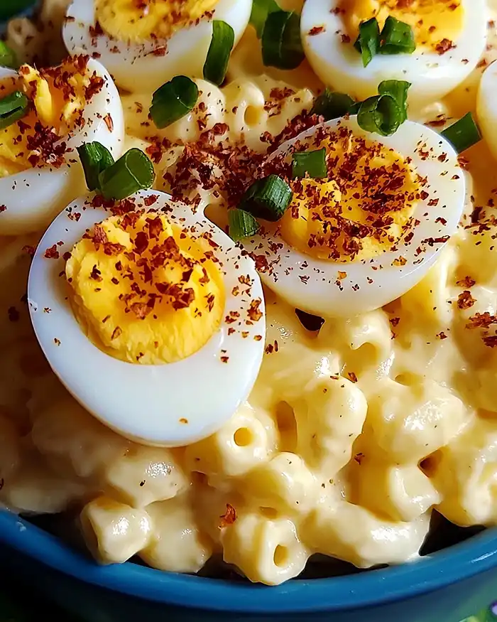Creamy Deviled Egg Macaroni Salad 5 Devilled Egg Salad