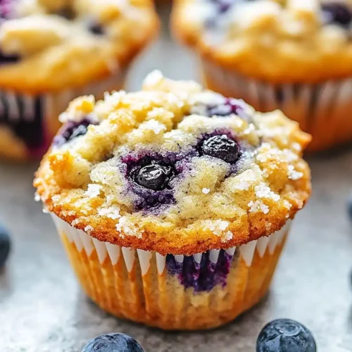 Easy Blueberry Muffins