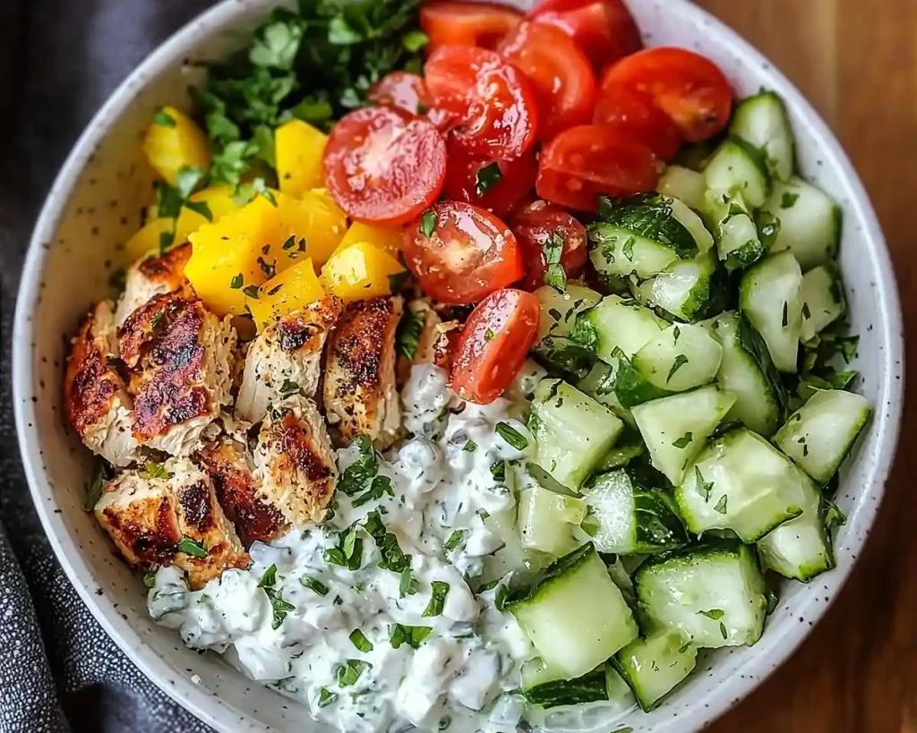 Greek Chicken Bowls