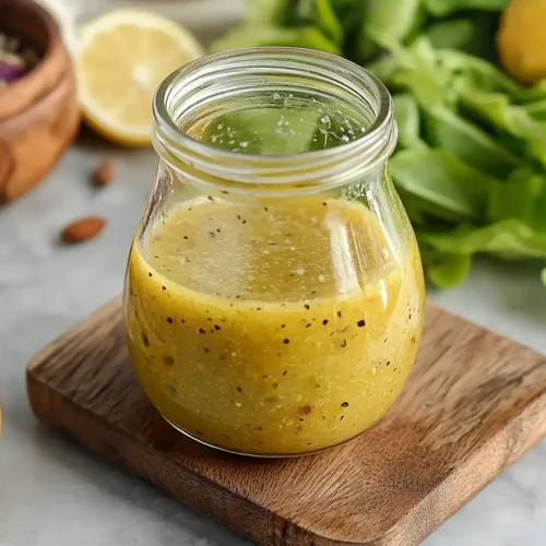 Homemade Lemon Vinaigrette Salad Dressing