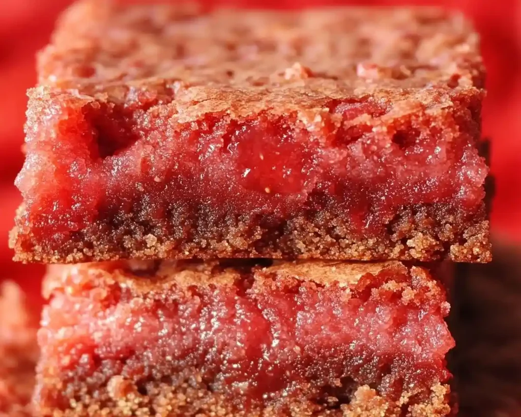 Homemade Strawberry Brownies Recipe