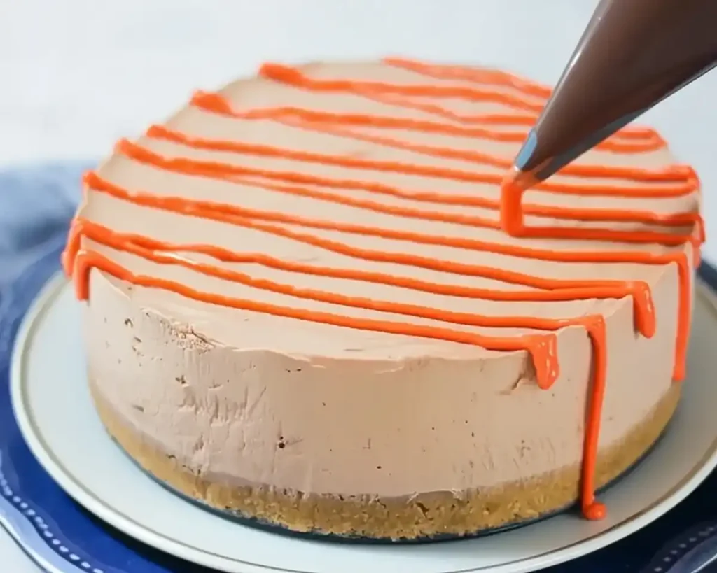 No Bake Chocolate Orange Cheesecake 3 How to Make Chocolate Orange Cheesecake