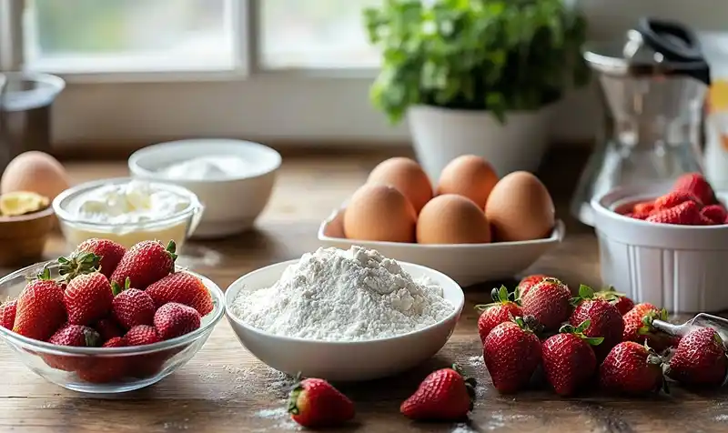 Ingredient for Best Cake For Strawberry Shortcake