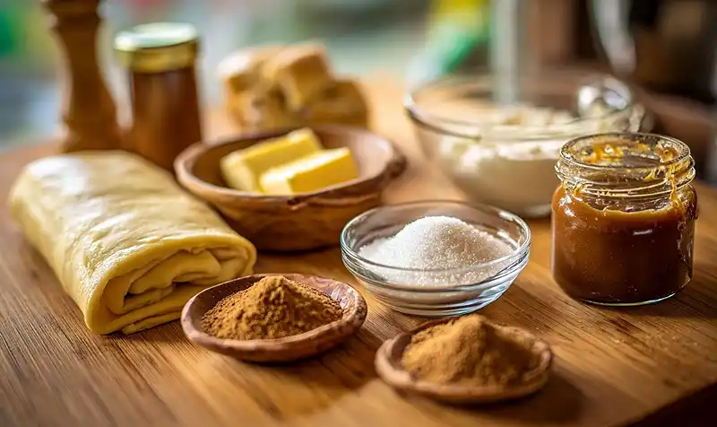 Ingredients for Churro Cruffins