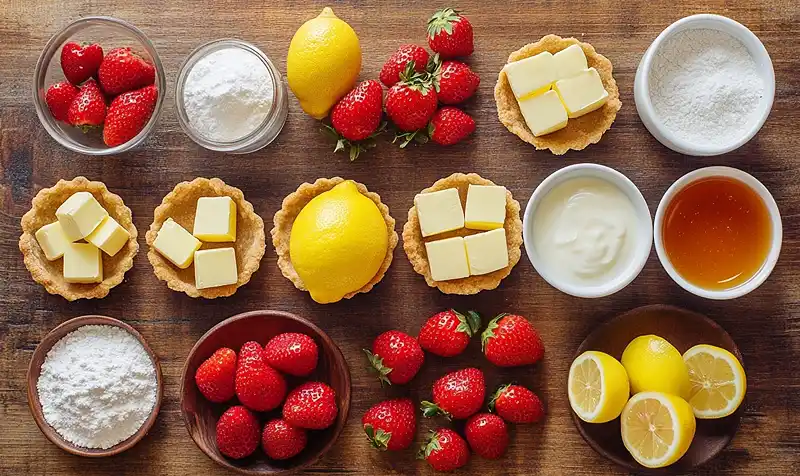 Ingredients for Honey Custard Tart