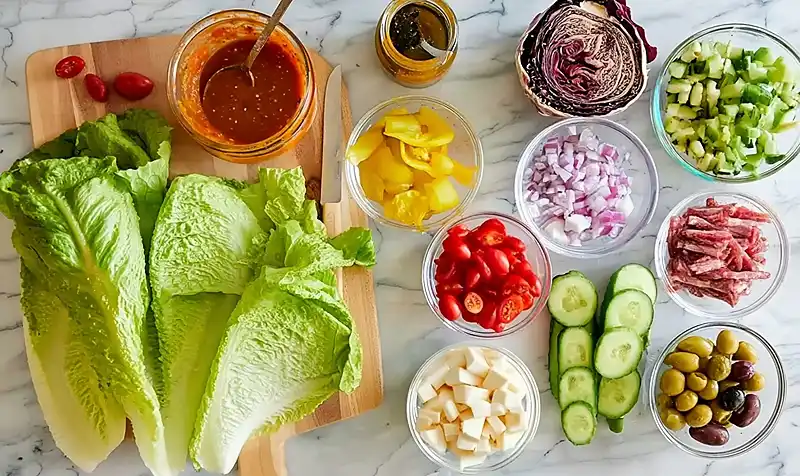 Ingredients for ITALIAN CHOPPED SALAD