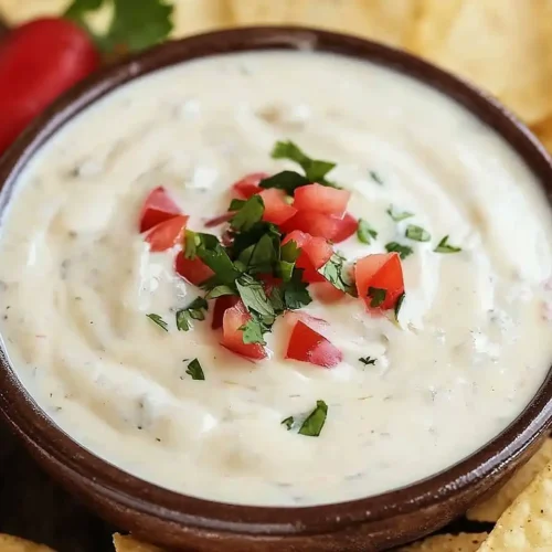 MEXICAN WHITE CHEESE DIP RECIPE