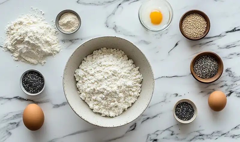 Air Fryer 3-Ingredient Protein Bagels (Ready in Under 30 Minutes!) 3 Main ingredients for Air Fryer 3-Ingredient Protein Bagels
