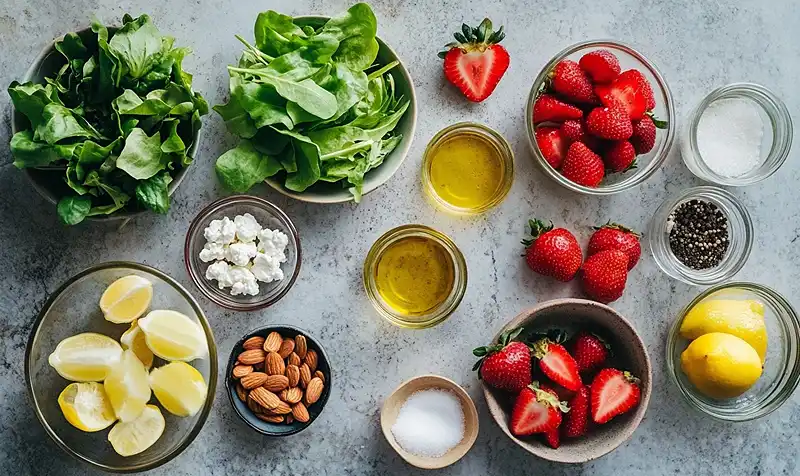 Easter Salad 3 Main ingredients for Easter Salad