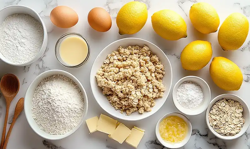 Main ingredients for Lemon Crumb Bars