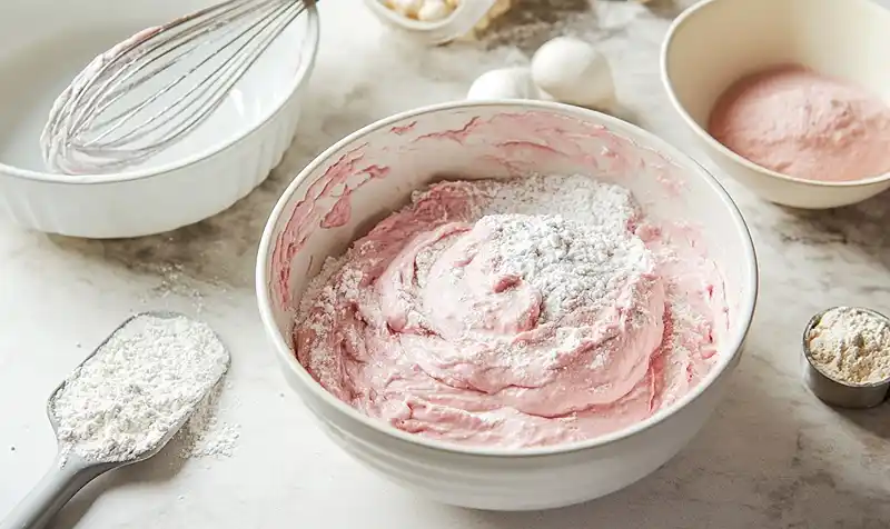 Making Homemade Strawberry Brownies Recipe