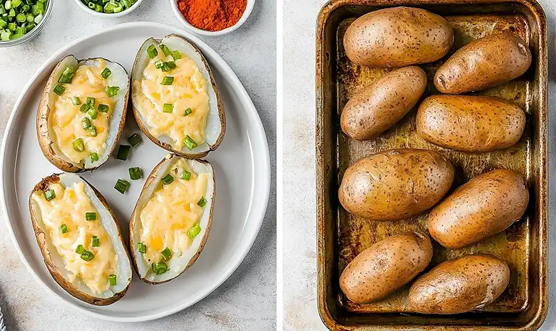 Making the Potato Skins