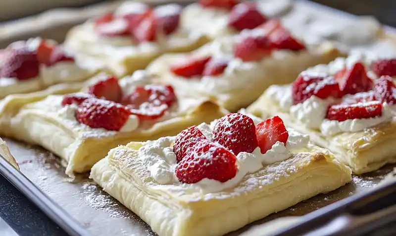 Making the Strawberry Danish Recipe