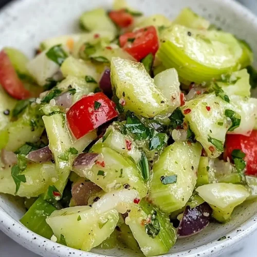 Mediterranean Celery Salad