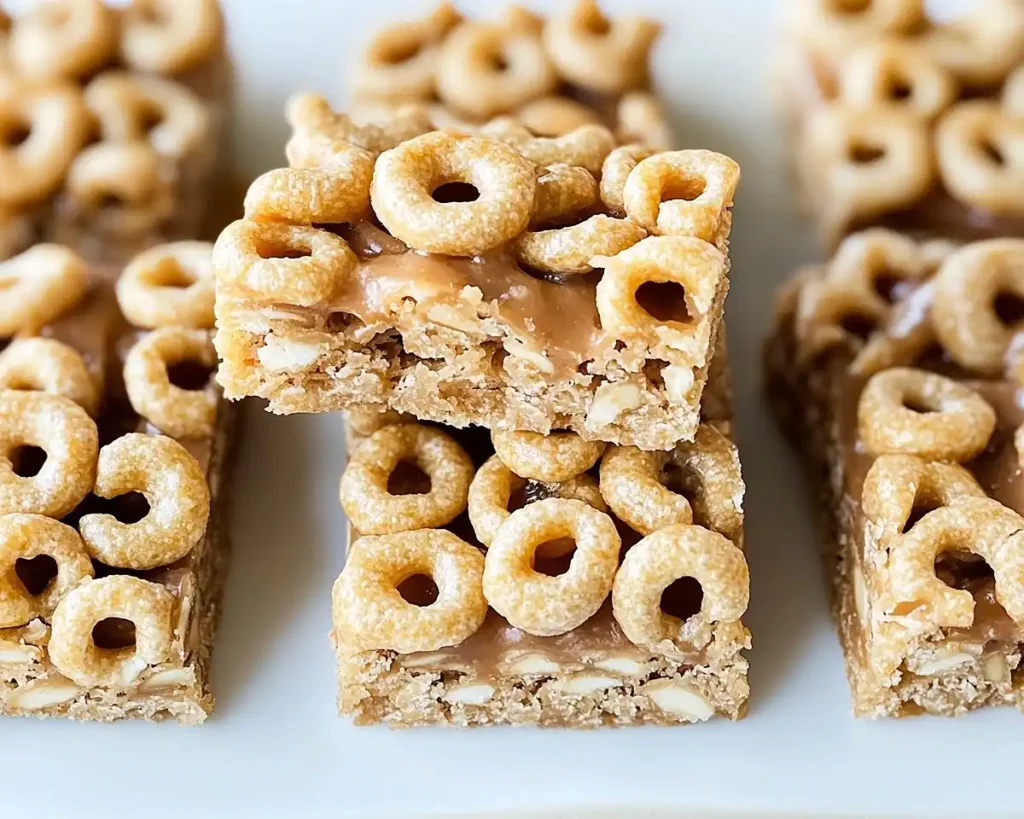 No-Bake Cheerio and Peanut Butter Bars