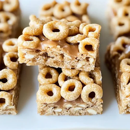 No-Bake Cheerio and Peanut Butter Bars