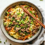 Nutritious Meal Prep Egg Roll Bowl