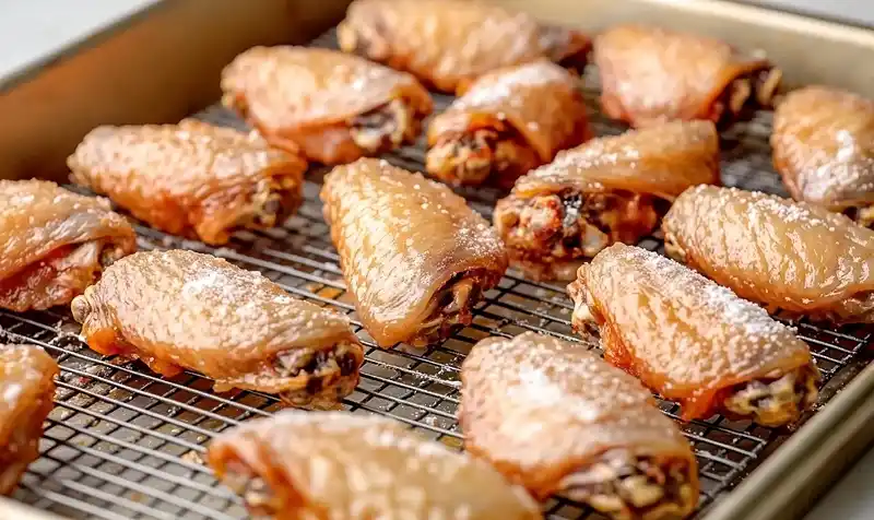 Preparing Buffalo Wings Recipe