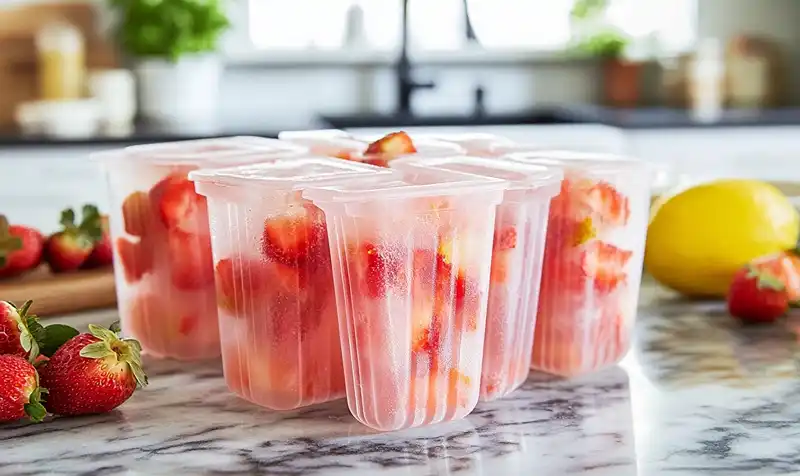 Strawberry Lemonade Popsicles 4 Preparing Strawberry Lemonade