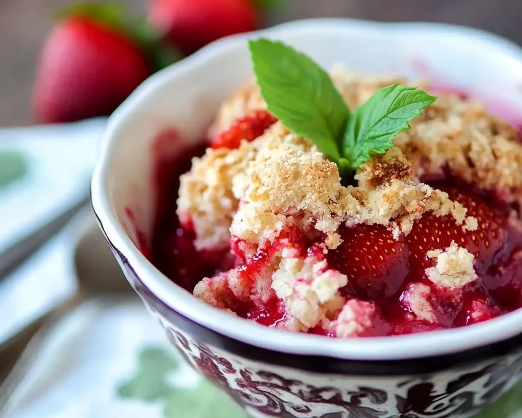 STRAWBERRY COBBLER