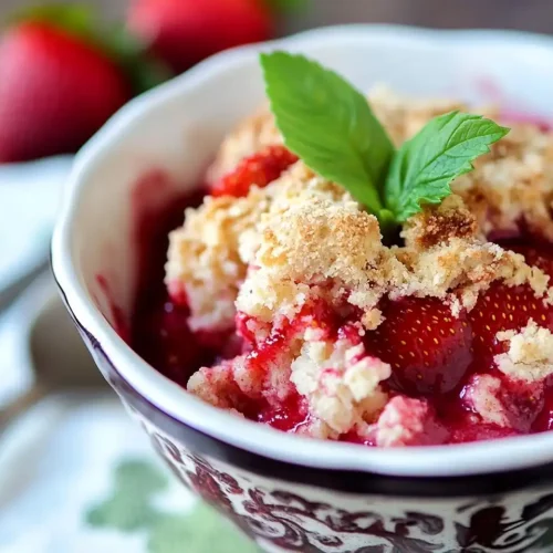 STRAWBERRY COBBLER