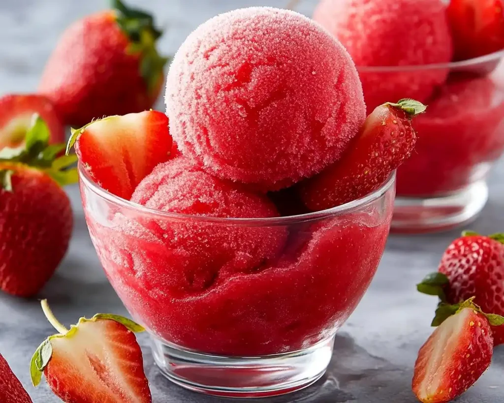 STRAWBERRY SORBET