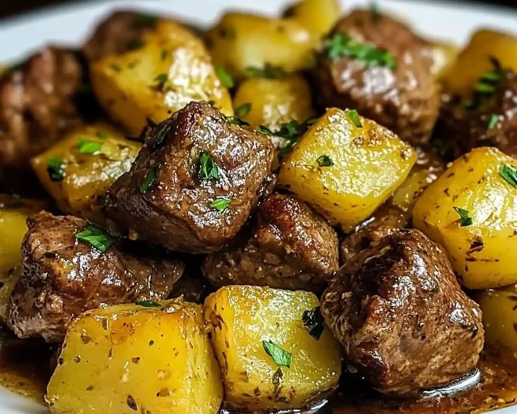 Slow Cooker Garlic Butter Beef