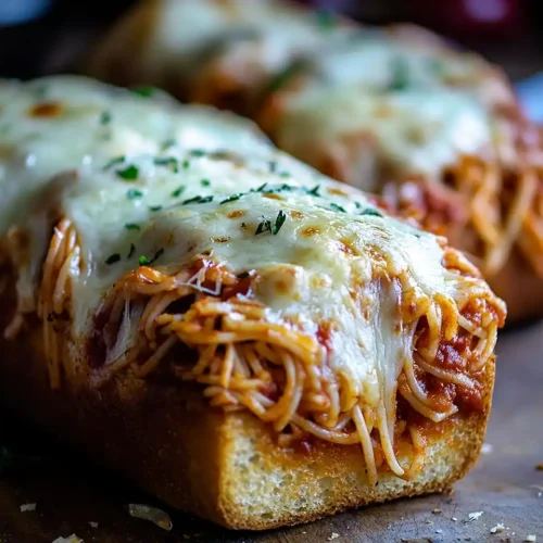 Spaghetti Stuffed Garlic Bread That'll Blow Your Mind 2 Spaghetti Stuffed Garlic Bread