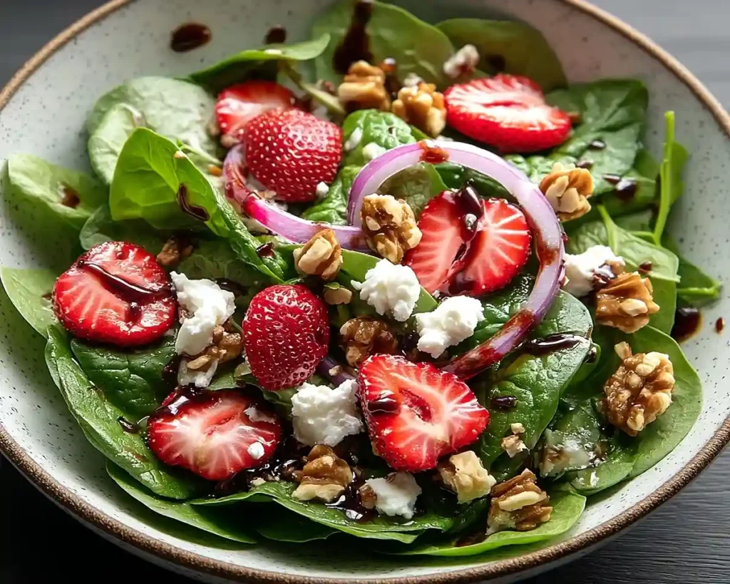 Spring Mix Salad with Balsamic Honey Dressing