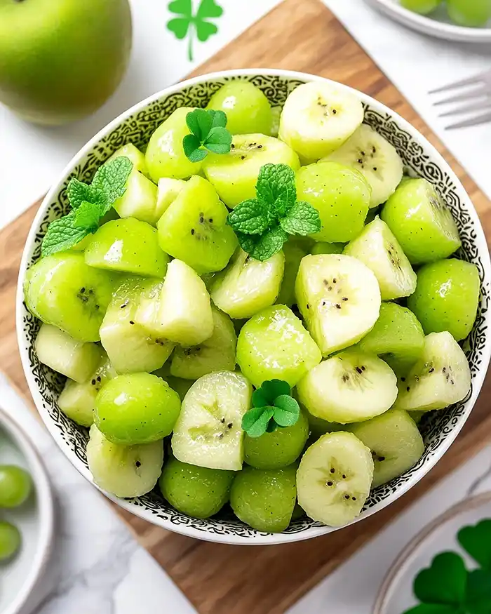 St. Patrick’s Day Green Fruit Salad Recipe