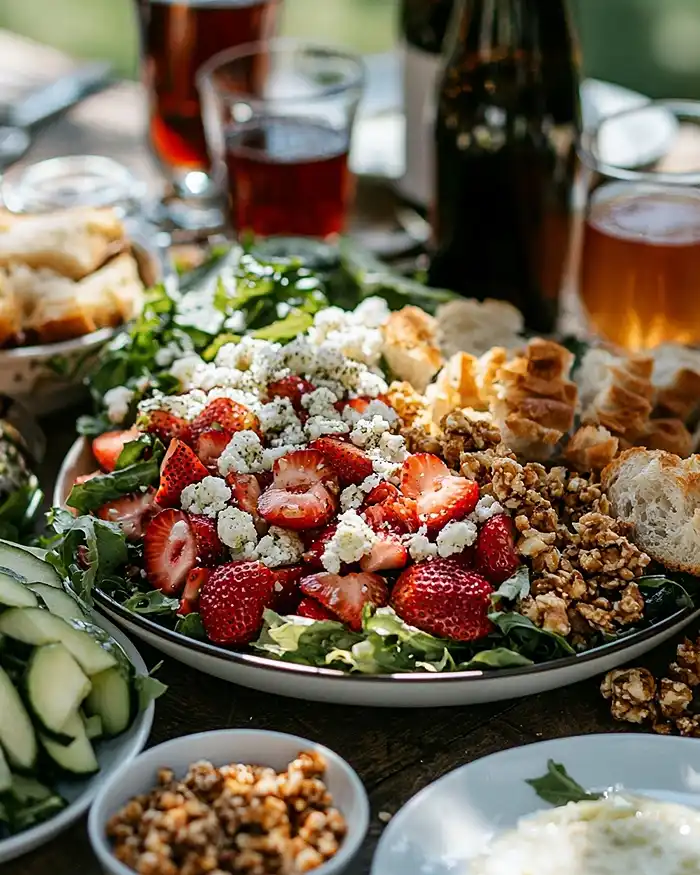 Strawberry Crunch Salad recipe