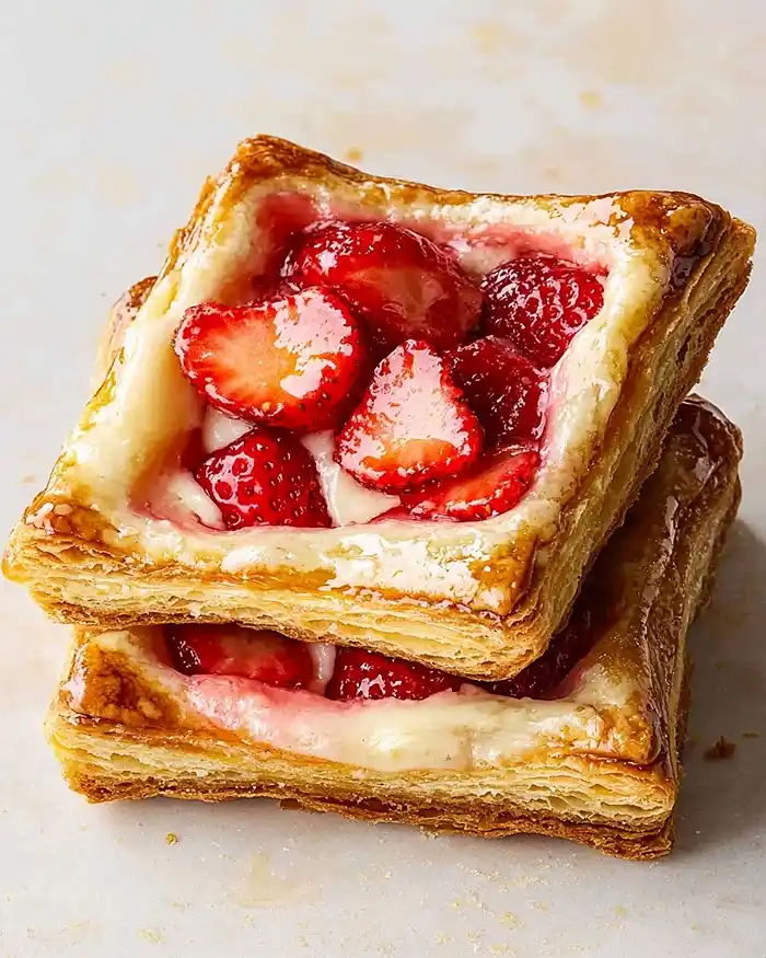Strawberry Danish with Cream Cheese Recipe