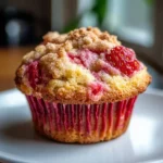 Strawberry Muffins with Streusel Topping