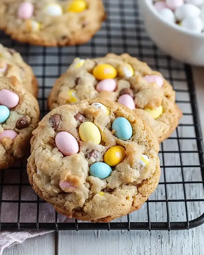 Cadbury Mini Egg Cookies with Browned Butter 5 Sweet Cadbury Mini Egg Cookies with Browned Butter