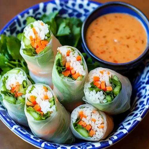 Vietnamese Spring Rolls with the BEST Sauce